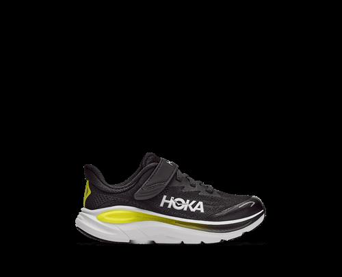 Hoka K Clifton 10 Little Kids Black  Cosmic Grey Black  Cosmic Grey 35 1/3 EU  Sort  35 1/3 EU  Drenge, Piger