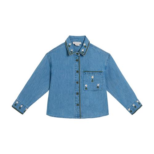 Stella McCartney Kids Shirt Azure-Blue Azure-Blue 10 Y  Blå  10 år  Piger