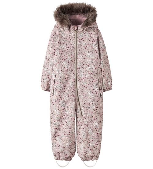 Name it Flyverdragt - NmfSnow10 - Pure Cashmere/Floral Garden
