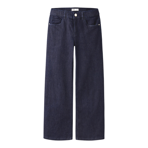 NAME IT Wide Jeans Rose Glitter Dark Blue Denim