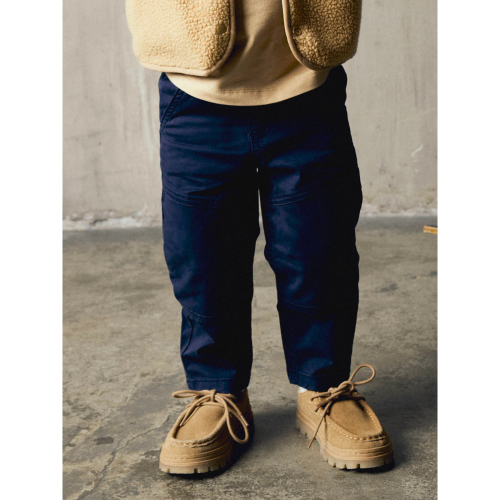 NAME IT Tapered Twill Bukser Ben Navy Blazer
