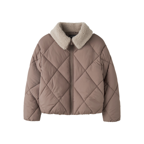 NAME IT Puffer Jakke Melbourne Brown Lentil