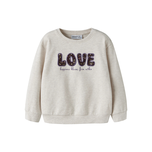 NAME IT Sweatshirt Oclove Peyote Melange