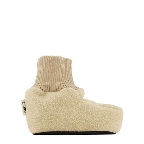 Kuling Livigno Vindfleecetøffeler Sand 0-12 Months  Beige Ensfarvet 0-12 måneder  Drenge, Piger