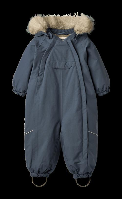 Wheat Nickie Vinter-overtræksdragt Greyblue Greyblue 86 cm  Blå  86 cm  Drenge, Piger