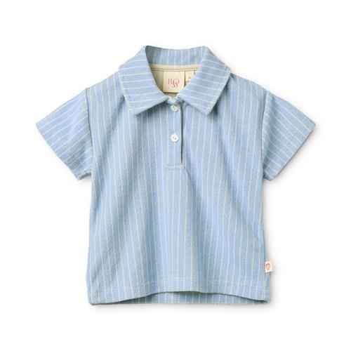 Flöss Nohr Skjorte Bright Blue Stripe  Bright Blue Stripe 104 cm  Blå  104 cm  Drenge