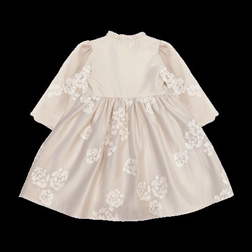 Donsje Amsterdam Kylen Kjole Soft Powder  White Blossom  Soft Powder - White Blossom-6-7 Y  Beige  6-7 år  Piger