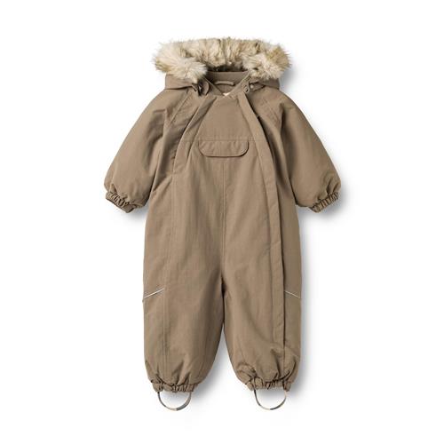 Wheat Nickie Vinterdragt Dry Wood  Dry Wood 98 cm  Brun  98 cm  Drenge, Piger