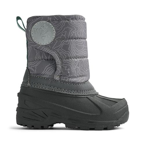 Wheat Winty Vinterstøvler Dark Reflective Map  Dark Reflective Map 33 EU  Sort  33 EU  Drenge, Piger