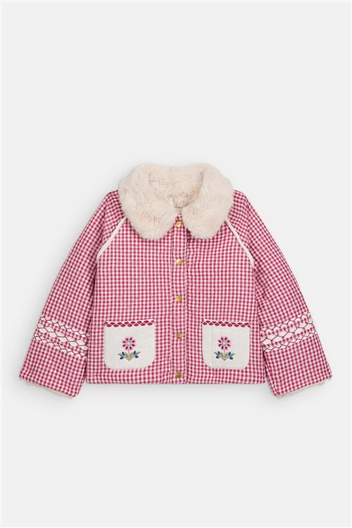 Se Louise Misha Jasmina  Raspberry Checks  Raspberry Checks-5 Y  Lyserød  5 år  Piger hos Babyshop
