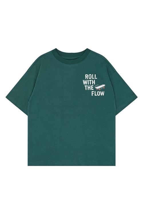 The New Verner T-shirt June Bug  June Bug 3-4 Y  Grøn  3-4 år  Drenge