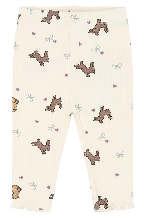 The New Siblings Venna Leggings Gardenia  Gardenia  86 cm  Hvid  86 cm  Piger