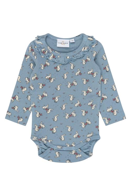 The New Siblings Vita Pointelle-body Ashley Blue  Ashley Blue  62 cm  Marineblå  62 cm  Piger
