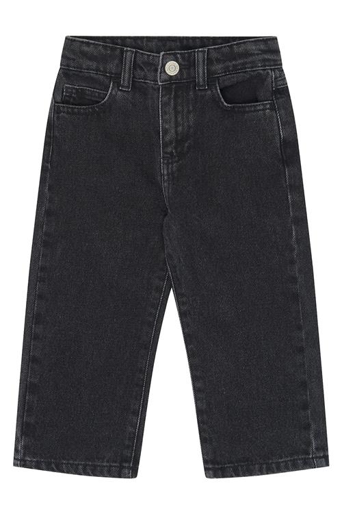 The New Siblings Valu Jeans Med Løs Pasform Black Denim Wash 502  Black Denim Wash 502 80 cm  Marineblå  80 cm  Drenge