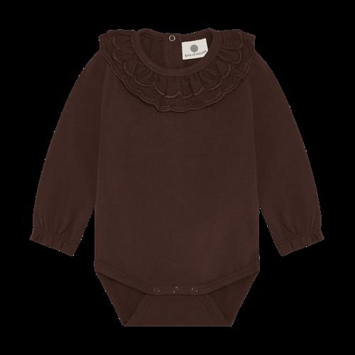 EnFant Langærmet Body Deep Mahogany  Deep Mahogany-80 cm  Brun  80 cm