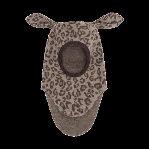 Huttelihut Balaclava Af Uld Camel Melange  Camel Melange-53 cm  Brun  53 cm