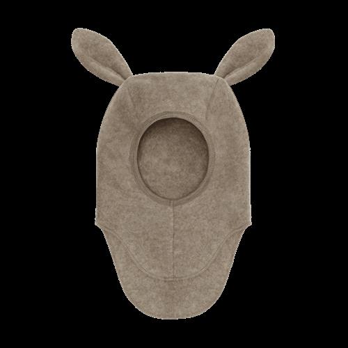 Huttelihut Balaclava Af Uld Savannah Melange  Savannah Melange-50 cm  Brun  50 cm