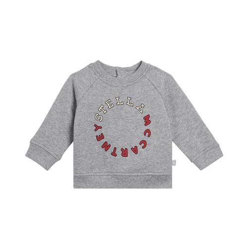 Stella McCartney Kids Sweatshirt Grigio Medio Melange Grigio Medio Melange 24 months  Grå  24 måneder  Drenge