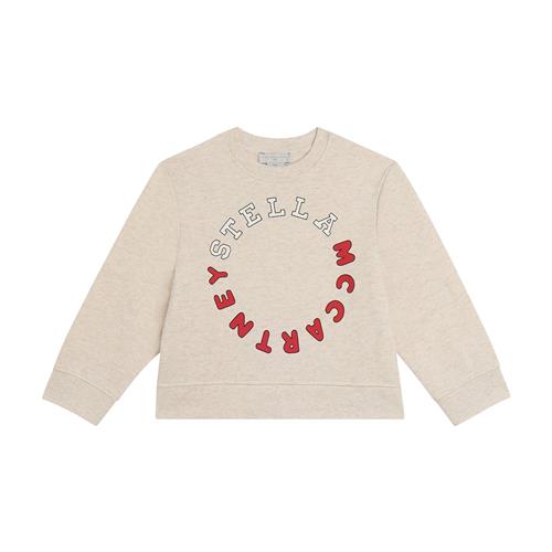 Stella McCartney Kids Sweatshirt Beige Chiaro Melange Beige Chiaro Melange 3 Y  Grå  3 år  Piger