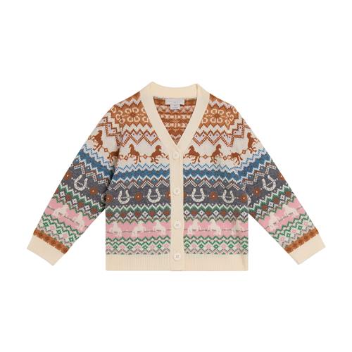 Stella McCartney Kids Knit Cardigan Colourful Colourful 10 Y  Rød  10 år  Piger