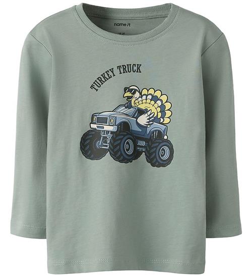 Name It Bluse - NmmVictor - Green Milieu/Turkey Truck