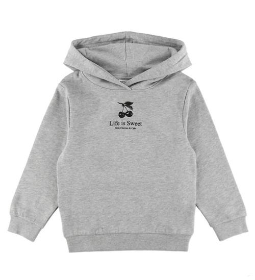 Name It Hættetrøje - NkfOsanne - Grey Melange