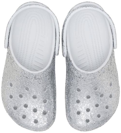 Crocs Sandaler - Classic Dazzle Glitter - Sølv