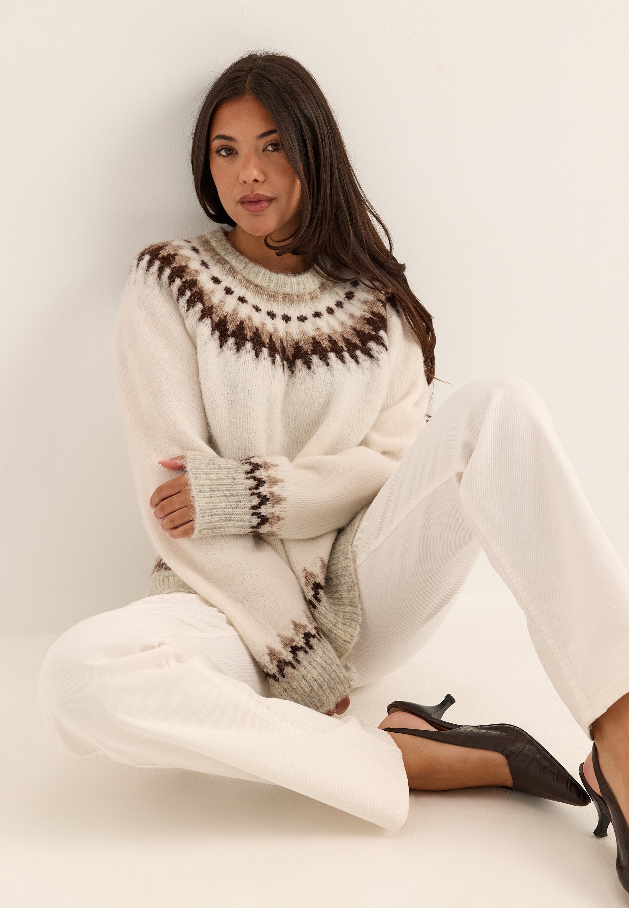 BUBBLEROOM Faire Isle Knitted Sweater