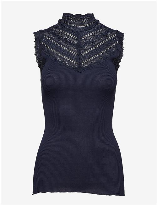 Rosemunde | Rwbenita Silk Sl Turtleneck Lace To | L