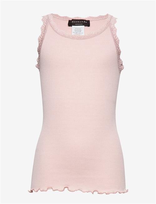 Rosemunde Kids | Beatha Silk Top W/ Lace | 116