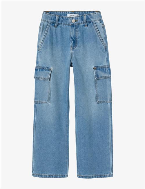 name it | Nkfrose Wide Hw Cargo Jeans 6190-Bs Noos | 140