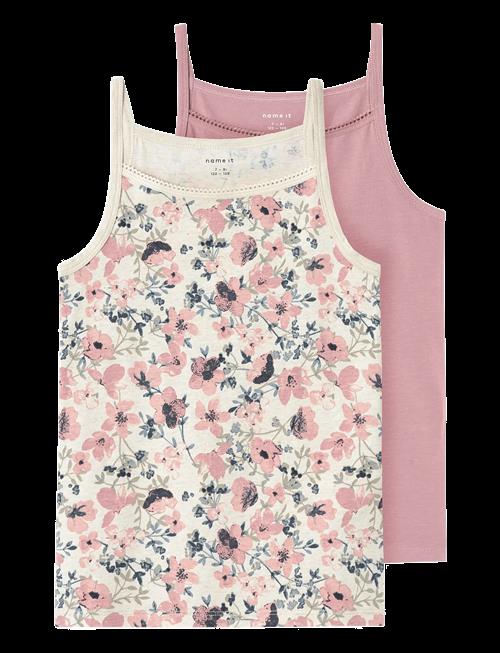 name it | Nkfstrap Top 2P Nostalgia Flower Noos | 146-152