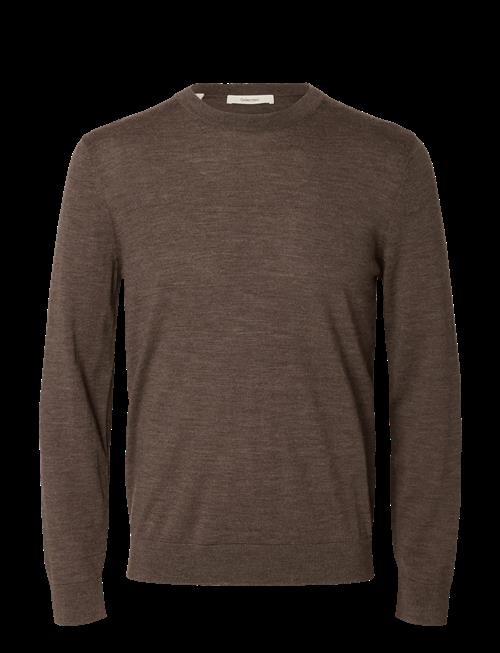 Selected | Slmtray Ls Knit Reg Merino Crew Noos | XXL
