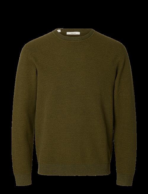 Selected | Slmross Ls Knit Structure Crew Neck Noos | XL