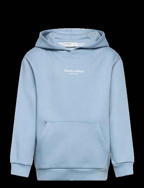name it | Nkmbrody Ls Nreg Sweat Wh Bru Noos | 134-140