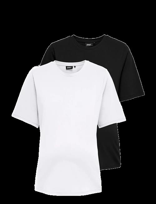 Only Maternity | Olmonly S/S 2-Pack Top Jrs Noos | L