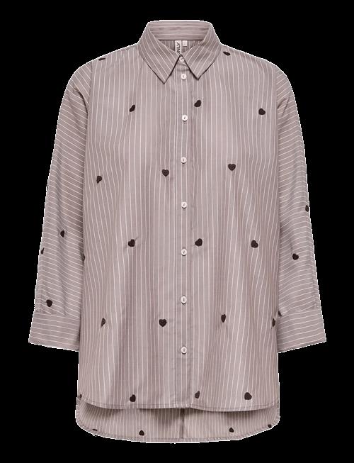 ONLY | Onlnew Lina Grace Str Emb Shirt Noos Wvn | M