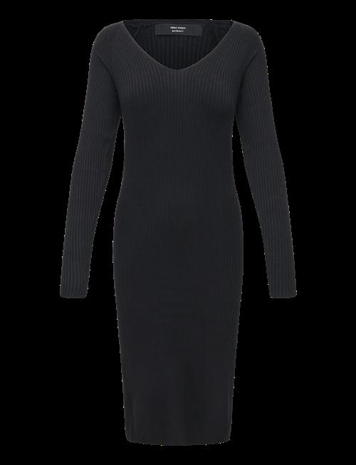 Vero Moda Maternity | Vmmsaba Rib Ls V-Neck Belt Dress Ga Noos | XXL