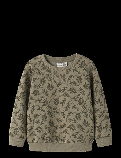 name it | Nmmvimo Ls Nreg Aop Sweat Bru | 104