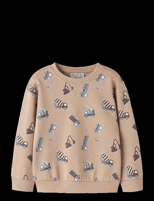 name it | Nmmvimo Ls Nreg Aop Sweat Bru | 104