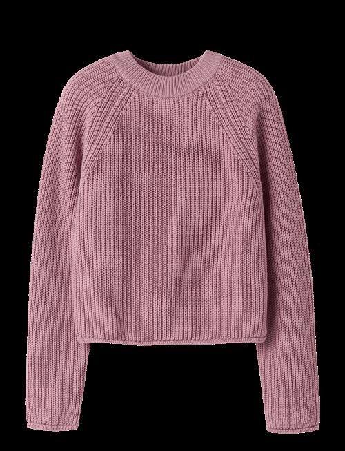 name it | Nkfvenja Ls Loose Short Knit | 146-152