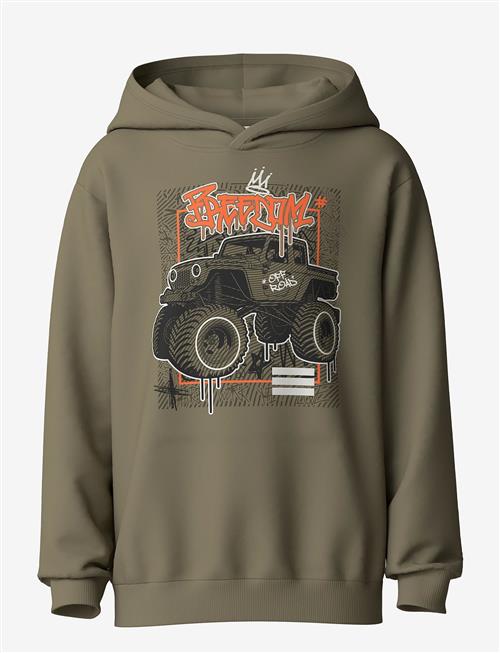 name it | Nkmvugo Ls Nreg Sweat Wh Bru | 134-140