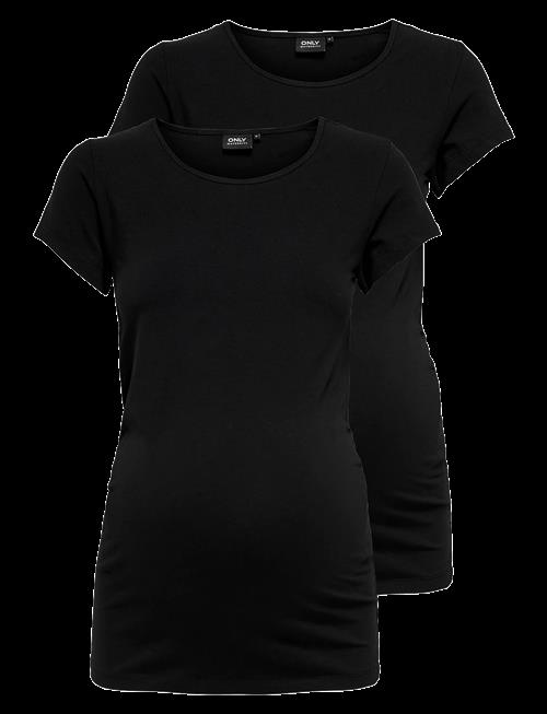 Only Maternity | Olmlovely S/S Oneck Top 2Pack Noos | XL