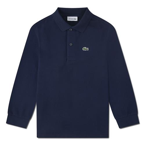 Lacoste Piqué-polo Med Lange Ærmer Marine  Marine 140 cm  Blå  140 cm  Drenge