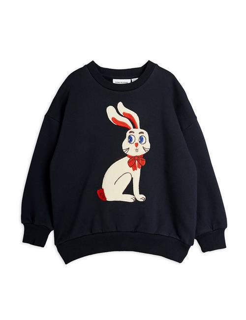 Mini Rodini Rabbit Hættetrøje Black  Black 140/146 cm  Sort  140/146 cm  Drenge, Piger