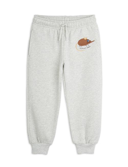 Mini Rodini Elephant Shrew Joggingbukser Grey Melange  Grey Melange 128/134 cm  Grå  128/134 cm  Drenge, Piger
