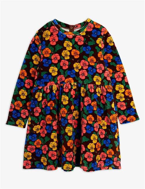 Mini Rodini Violas Kjole Multi  Multi 92/98 cm  Blå  92/98 cm  Drenge, Piger
