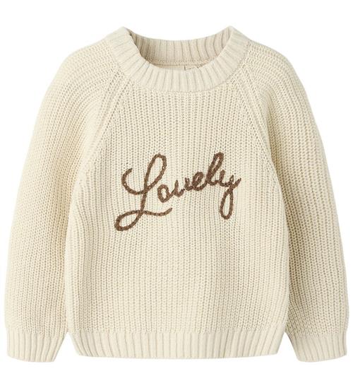 Lil Atelier Bluse - Strik - NmfEmlen - Turtledove/Lovely
