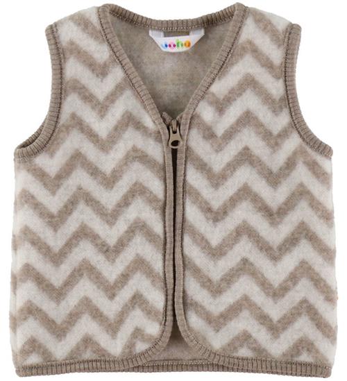 Joha Vest - Uld - Beige
