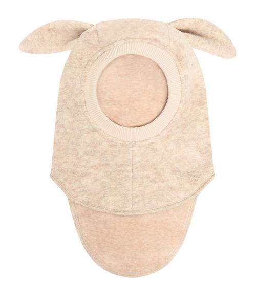 Huttelihut Elefanthue - Uld - 2-lags - Sand Melange